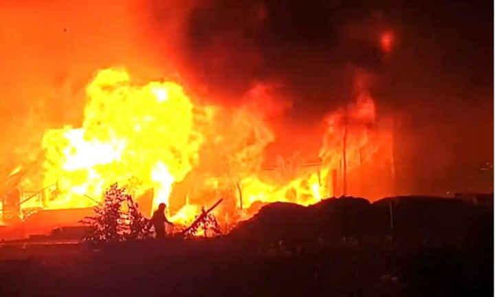 Điều tra nguyên nhân vụ cháy xưởng palet ở Bình Dương