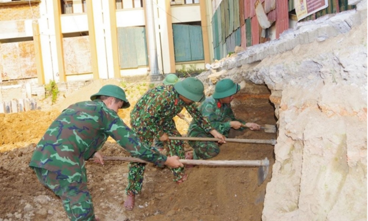 Phát hiện 3 hài cốt liệt sĩ khi thi công xây dựng trung tâm hành chính