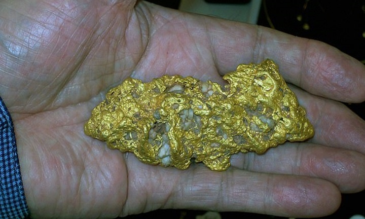 Ba bố con phát hiện cục vàng gần 1 tỷ đồng trong lúc dắt chó đi dạo