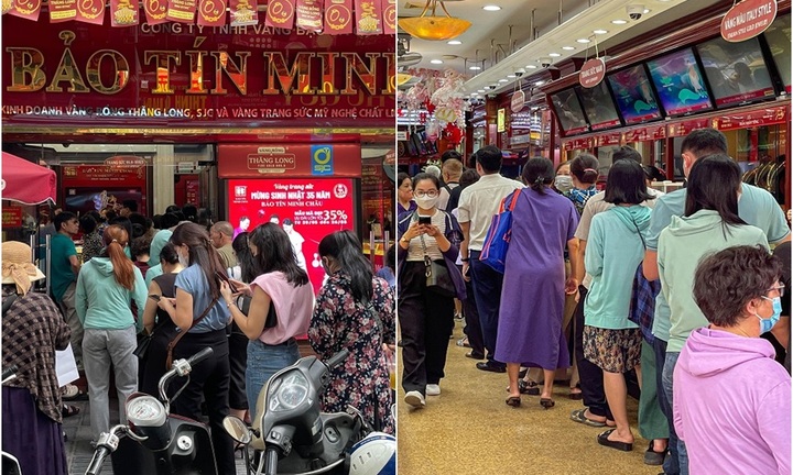 Cửa hàng tạm ngưng bán vàng miếng, chỉ còn vàng nhẫn