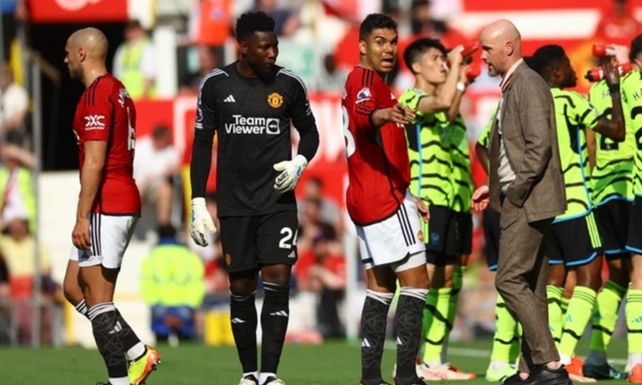 Để thua 0-1 trước Arsenal, Man Utd chạm mốc tệ nhất trong 53 năm