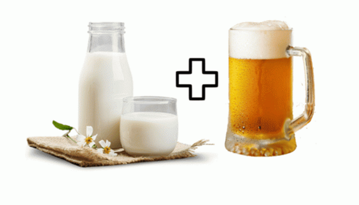 Bia kết hợp với sữa tươi có tác dụng gì?