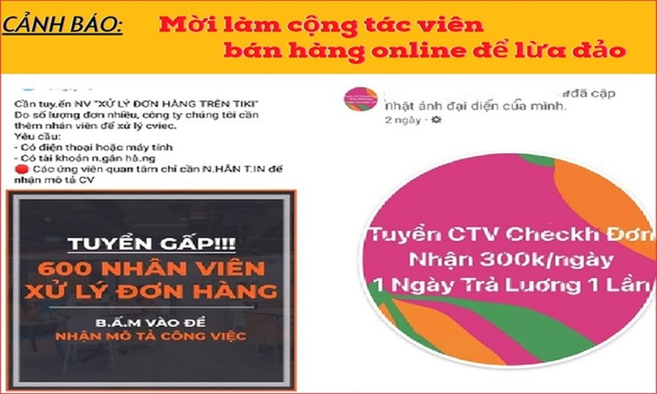 Cộng tác viên thanh toán đơn hàng online, người đàn ông bị lừa gần 2,5 tỷ đồng