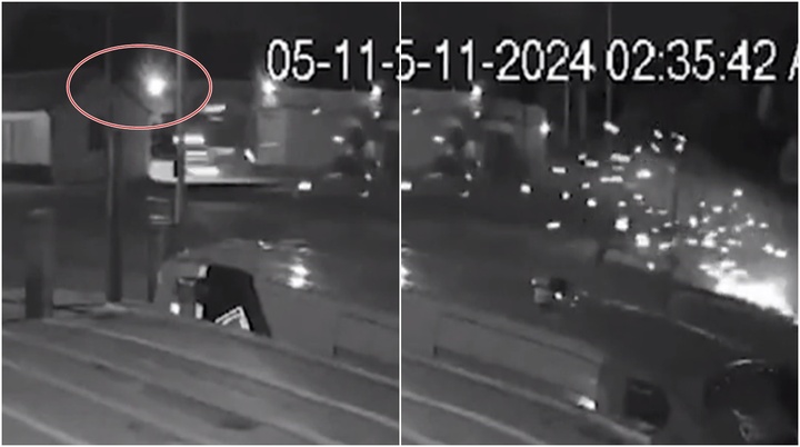 Video: Ô tô bay lên không, đâm vào cột điện và tòa nhà 