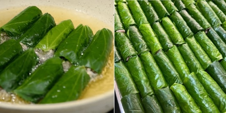 Khi làm chả cuốn lá lốt nên chọn cuốn mặt gân hay mặt láng sẽ ngon nhất?