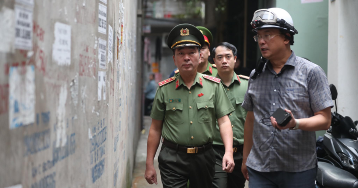 Bộ Công an chỉ đạo khẩn trương điều tra nguyên nhân vụ cháy ở Trung Kính