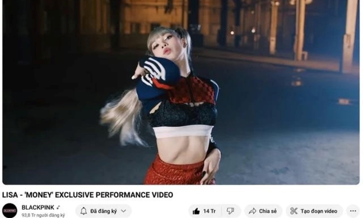 MV 'Money' của Lisa (BlackPink) đã đạt được 1 tỉ lượt xem