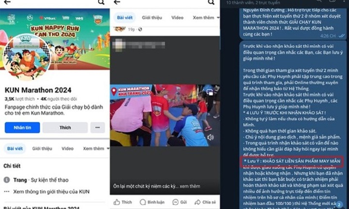 Đăng ký giải chạy marathon cho con qua Facebook, người phụ nữ mất 200 triệu đồng