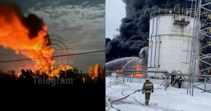 UAV Ukraine ồ ạt tấn công vùng biên giới Nga