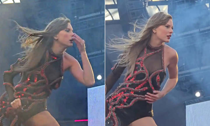 Taylor Swift xử lý sự cố trên sân khấu cực chuyên nghiệp