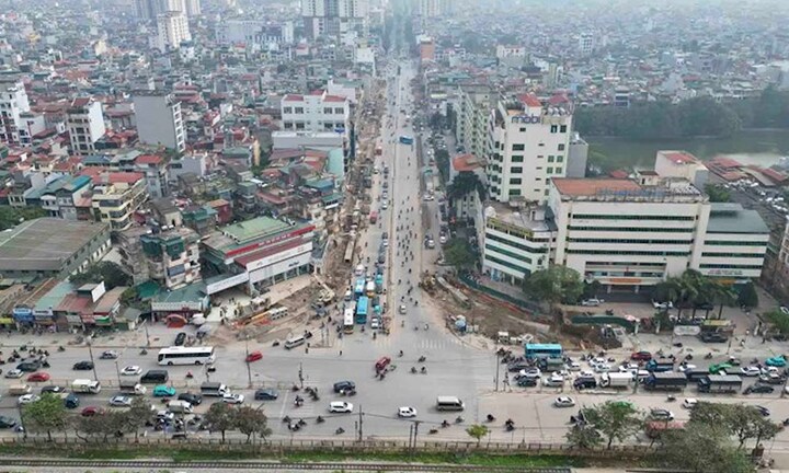 Hà Nội: Tổ chức lại giao thông tuyến Giải Phóng - Kim Đồng phục vụ thi hầm chui