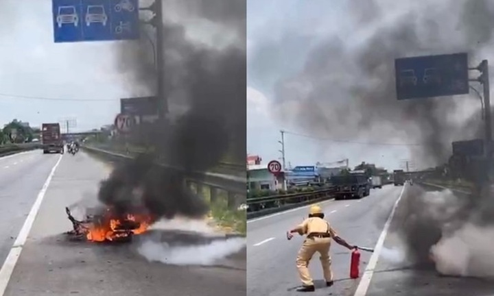 Tin tức tai nạn giao thông mới nhất ngày 18/6: Xe máy điện bốc cháy trên QL 5