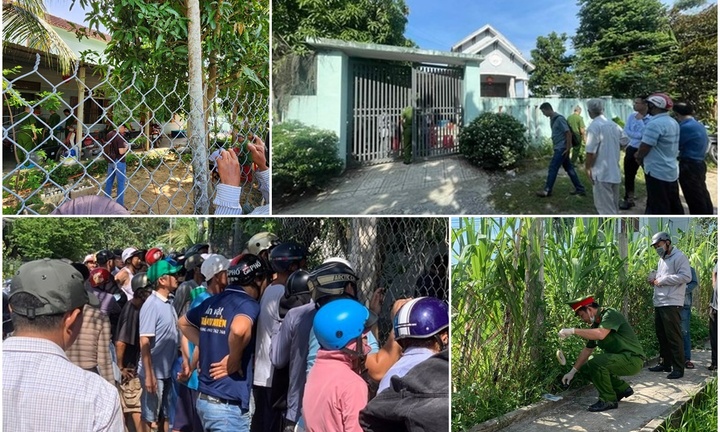 Hiện trường vụ án mạng kinh hoàng ở Quảng Ngãi