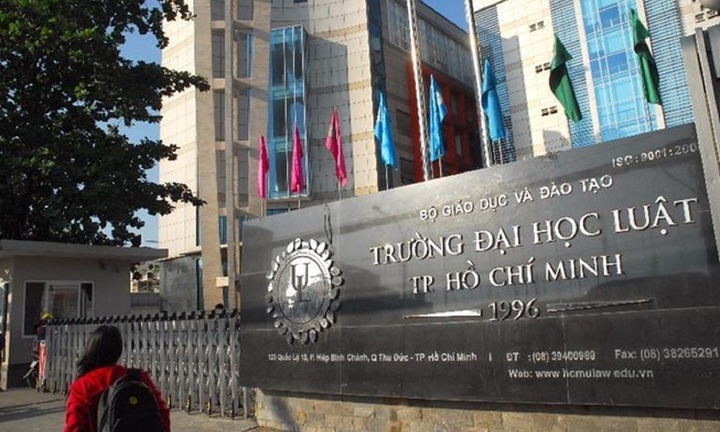 Trường ĐH Luật TP.HCM công bố điểm trúng tuyển đối với thí sinh được tuyển thẳng