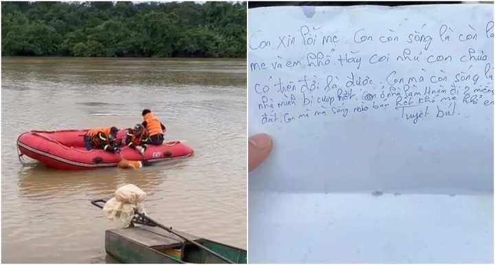 Người đàn ông nghi nhảy cầu tự tử, để lại thư tuyệt mệnh