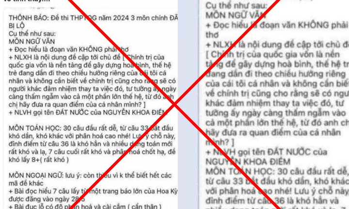 Xôn xao thông tin đề thi Ngữ văn có tác phẩm giống