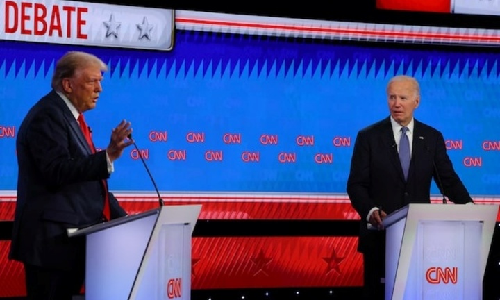 Điểm lại những nội dung chính ở phần 1 cuộc tranh luận giữa ông Biden và ông Trump