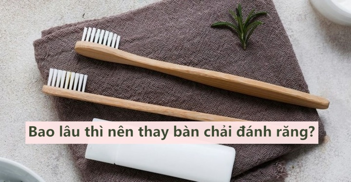 Bao lâu thì nên thay bàn chải đánh răng?