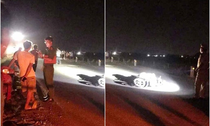 Xe máy đâm vào cọc tiêu, 2 người thương vong ở Hà Tĩnh