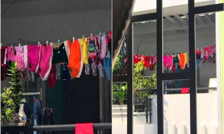 Có nên phơi quần áo đối diện cửa ra vào?