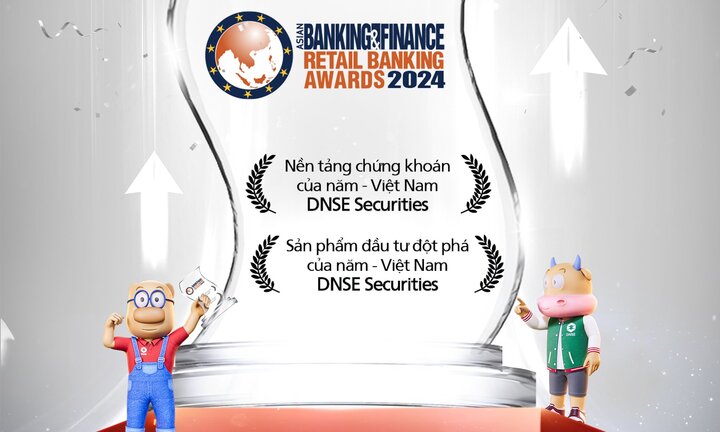 DNSE được vinh danh hai giải thưởng Asian Banking & Finance năm thứ hai liên tiếp