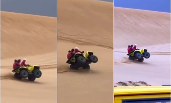 Vụ tài xế chạy mô tô địa hình 