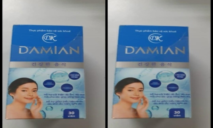 Tìm khách hàng mua, sử dụng thực phẩm chức năng DAMIAN giả
