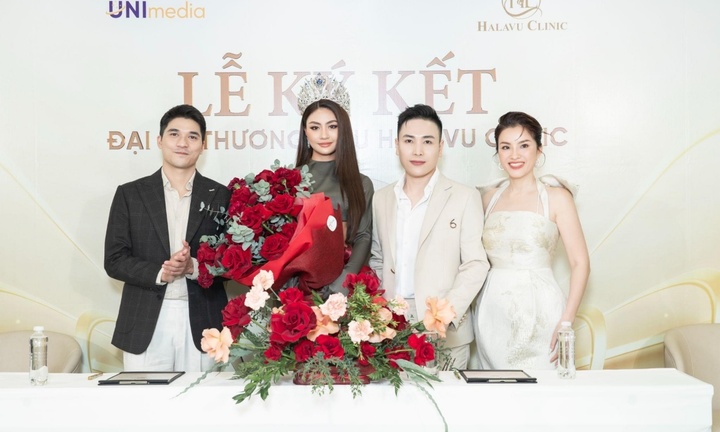 Hoa hậu Bùi Thị Xuân Hạnh trở thành đại sứ thương hiệu làm đẹp nổi tiếng