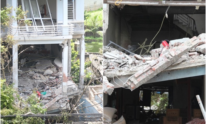 Vụ nổ lò hơi làm đậu phụ, 3 người thương vong: Hiện trường nhà 3 tầng sập tường, thủng mái