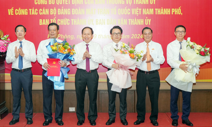 Hải Phòng: Điều động, bổ nhiệm nhiều cán bộ chủ chốt