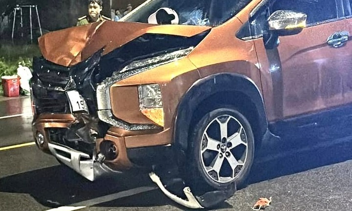 Ba người bị thương khi xem hiện trường khám nghiệm vụ tai nạn 2 bà cháu tử vong