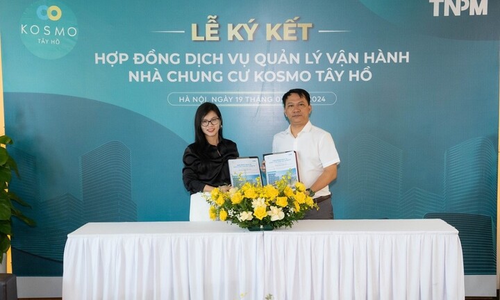 TNPM trở thành đơn vị quản lý vận hành chung cư Kosmo Tây Hồ 
