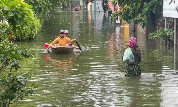 Chương Mỹ, Hà Nội: Mưa lũ nhiều ngày, cuộc sống người dân 