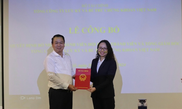 Vụ trưởng Vụ Phát triển thị trường chứng khoán giữ chức Tổng giám đốc VSDC