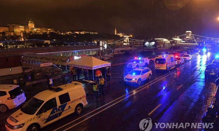 Lật thuyền chở khách du lịch Hàn Quốc tại Hungary, ít nhất 7 người thiệt mạng, 19 người mất tích