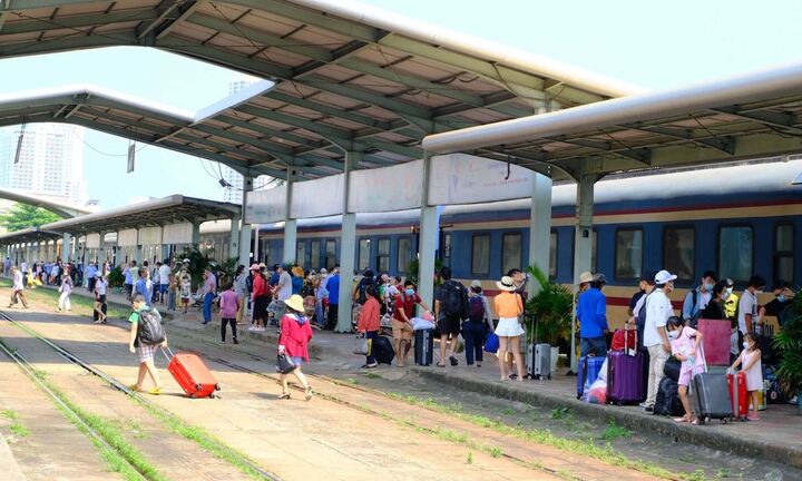 Đường sắt tăng nhiều tàu khách dịp Quốc khánh 2/9