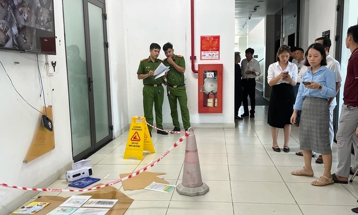 Vụ người đàn ông đập phá trường mầm non ở Đà Nẵng: Công an kiểm tra hiện trường