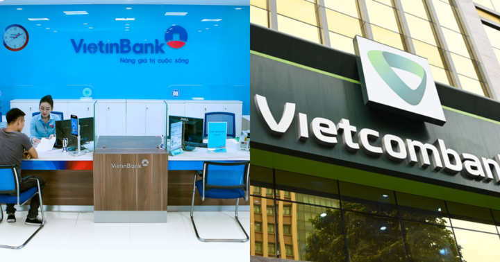 Tổ chức nào đang sở hữu trên 1% vốn tại VietinBank và Vietcombank?