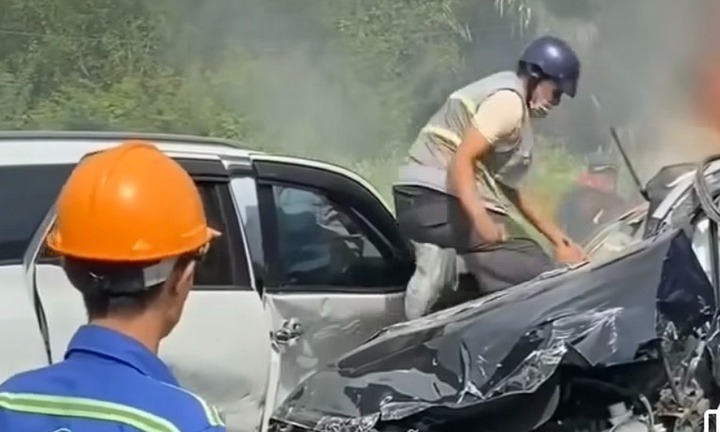 Tìm kiếm những người hùng cứu tài xế thoát khỏi xe bốc cháy trên cầu Phú Mỹ