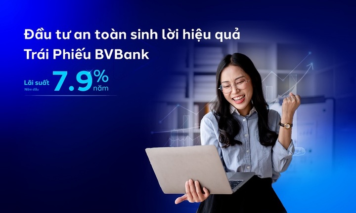 BVBank chính thức phát hành trái phiếu đại chúng lãi suất 7.9%/năm tại điểm giao dịch trên toàn quốc