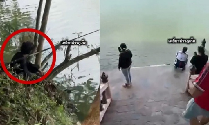 Câu cá ngay tại nơi phóng sinh, người đàn ông hứng chịu 