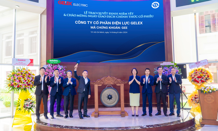GELEX Electric chính thức niêm yết 300 triệu cổ phiếu trên HoSE