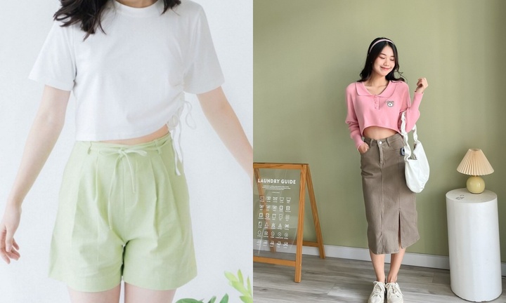 Cách mặc áo croptop cho người béo