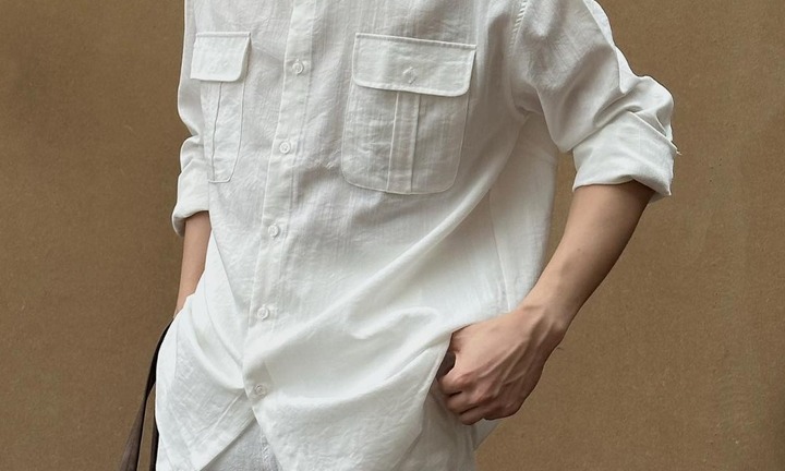 Những mẫu áo sơ mi nam cổ tàu hot trend năm 2024