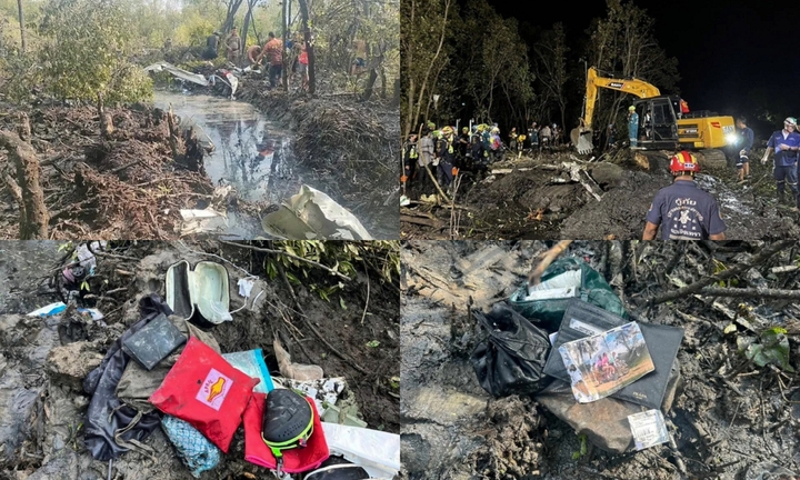 Vụ rơi máy bay ở Thái Lan, không ai sống sót: Nhân chứng kể lại giây phút kinh hoàng