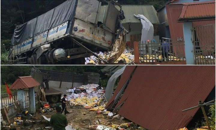 Vụ xe tải tông thủng tường nhà dân, 3 người thương vong: Xe còn hạn kiểm định