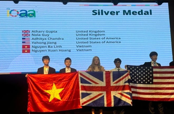 Đoàn học sinh Việt Nam đoạt 5 huy chương tại Olympic Thiên văn quốc tế năm 2024