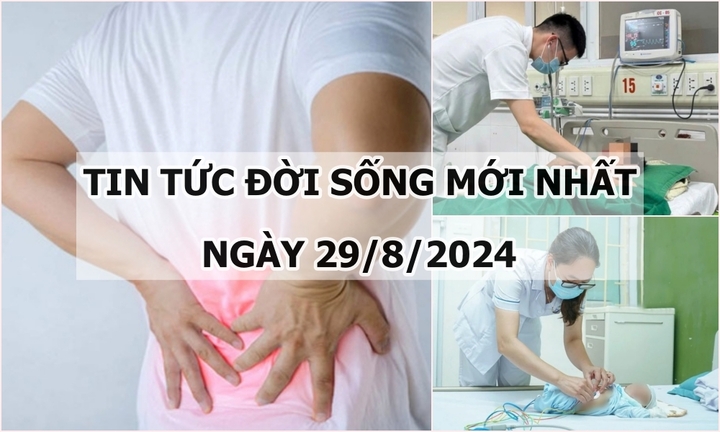 Tin tức đời sống 29/8/2024: Đi khám vì đau lưng, nhận tin 