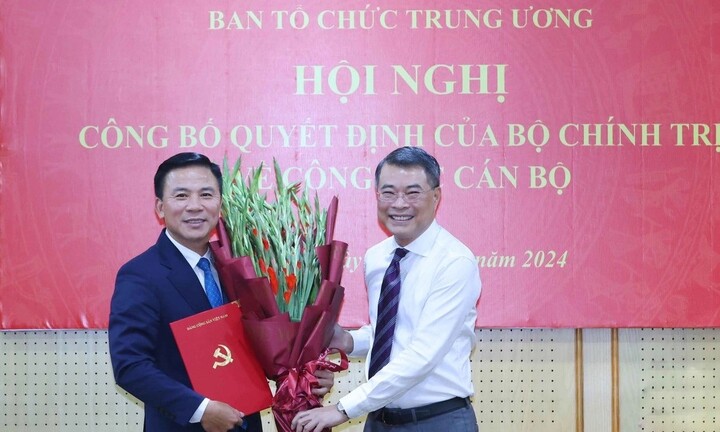 Bí thư Tỉnh ủy Thanh Hóa được phân công giữ chức Phó Trưởng Ban Tổ chức Trung ương