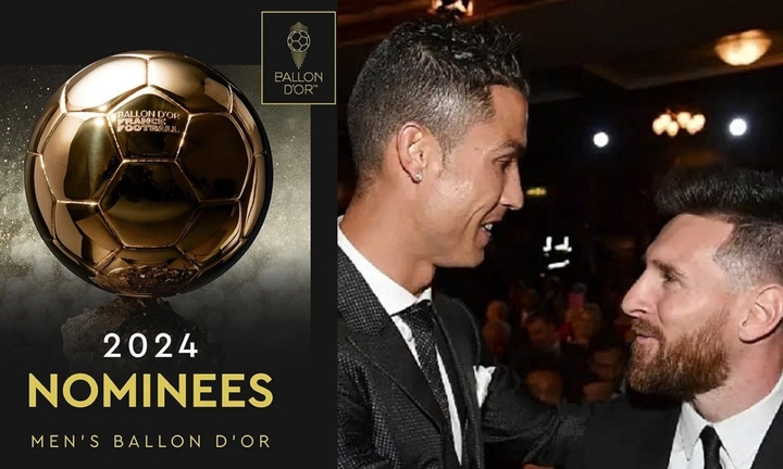 Công bố đề cử Quả bóng vàng 2024: Messi, Ronaldo không có tên